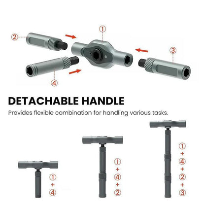🔥24 in 1 DlY Screwdriver Set Magnetic Compact and Portable Ratchet Screwdriver by mysite