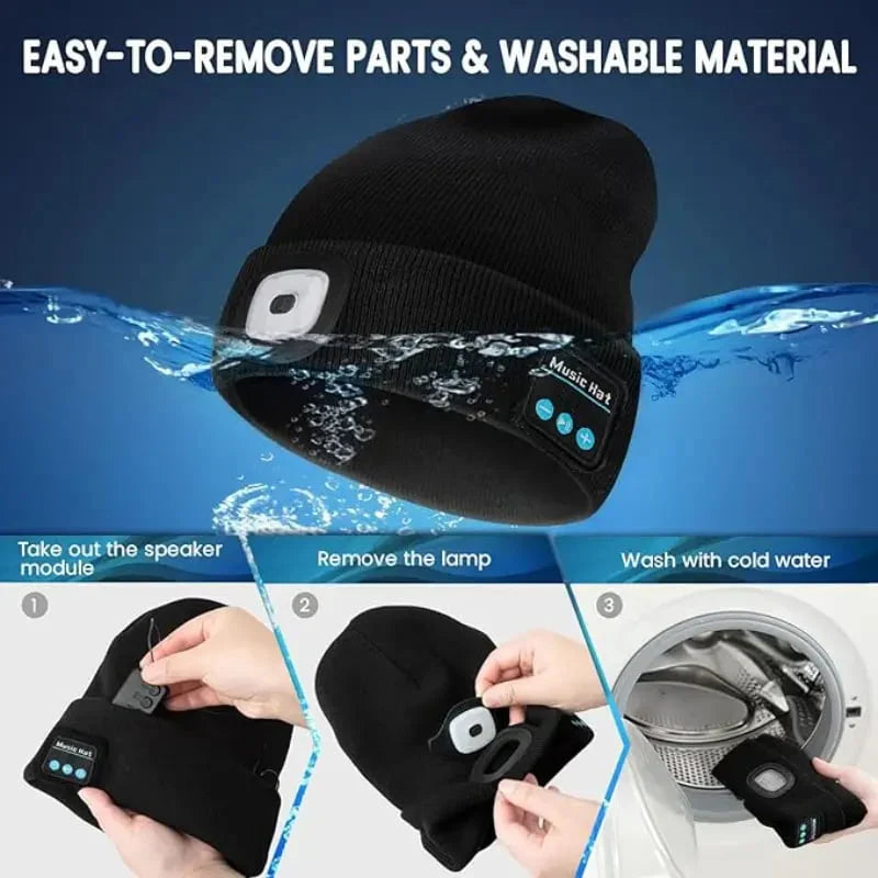 🔥🎄LED Bluetooth Beanie by mysite