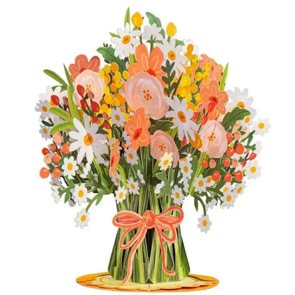 2-in-1 Gift & Décor for Every Moment🌸3D Flower Bouquet Pop Up Card by mysite