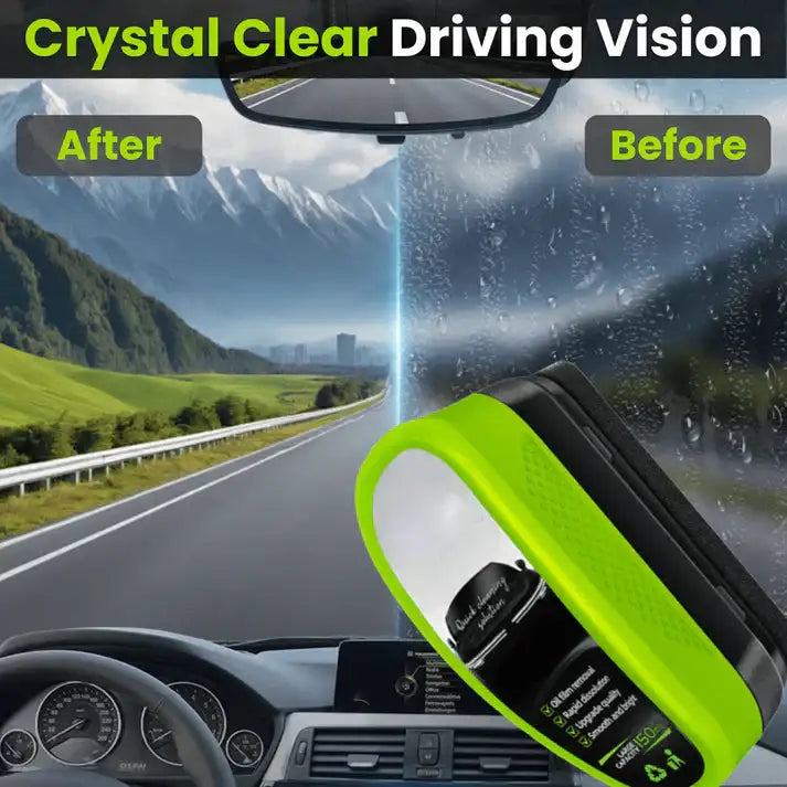🚗🧼 Multi‑Surface Oil Film Cleaning Brush for Auto & Household Glass by mysite