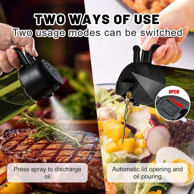 2-in-1 Oil Sprayer ⚫ Light-Blocking | 16oz/470ml 📏 by mysite