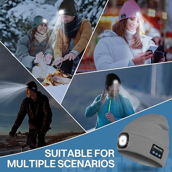 🔥🎄LED Bluetooth Beanie by mysite