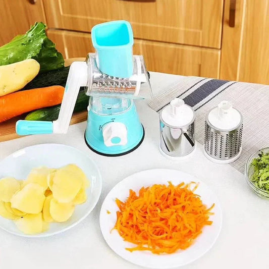 3 in 1 Rotary Cheese Grater Vegetable Slicer by mysite