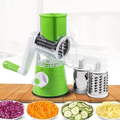 3 in 1 Rotary Cheese Grater Vegetable Slicer by mysite