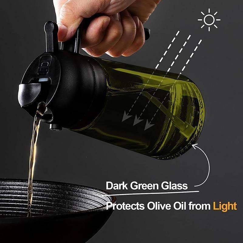 2-in-1 Oil Sprayer ⚫ Light-Blocking | 16oz/470ml 📏 by mysite