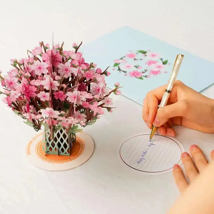 2-in-1 Gift & Décor for Every Moment🌸3D Flower Bouquet Pop Up Card by mysite