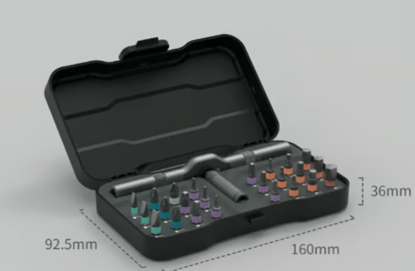 🔥24 in 1 DlY Screwdriver Set Magnetic Compact and Portable Ratchet Screwdriver by mysite