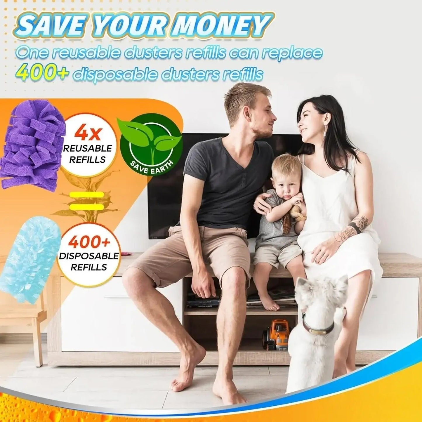 ✨ 360° Electrostatic Duster Refills — The Sustainable Choice for a Dust-Free Home by mysite