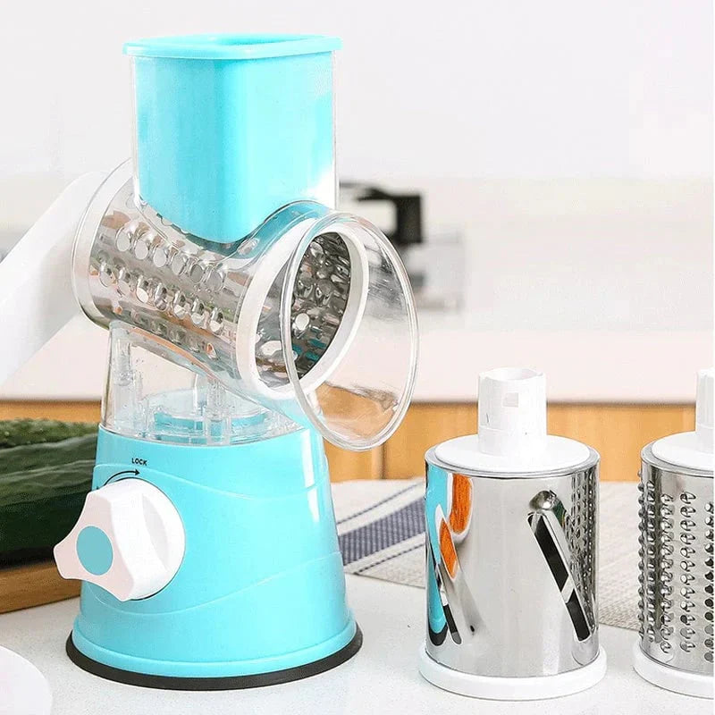 3 in 1 Rotary Cheese Grater Vegetable Slicer by mysite