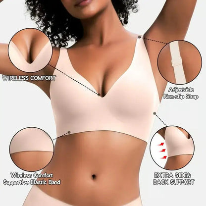 🏆#1 Bestselling🏆 Women’s Wireless Jelly Bra | Full Coverage Comfort Support by mysite